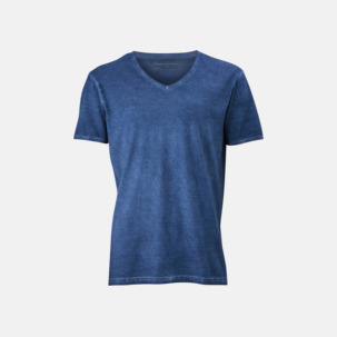 Trendiga v-neck t-shirts i herr- och dammodell med reklamtryck