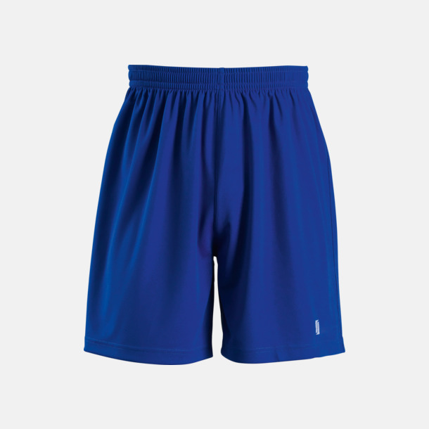 Royal Blue Vuxen- och barnshorts med reklamtryck