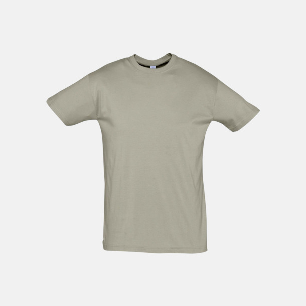 Khaki Billiga unisex t-shirts i många färger med reklamtryck