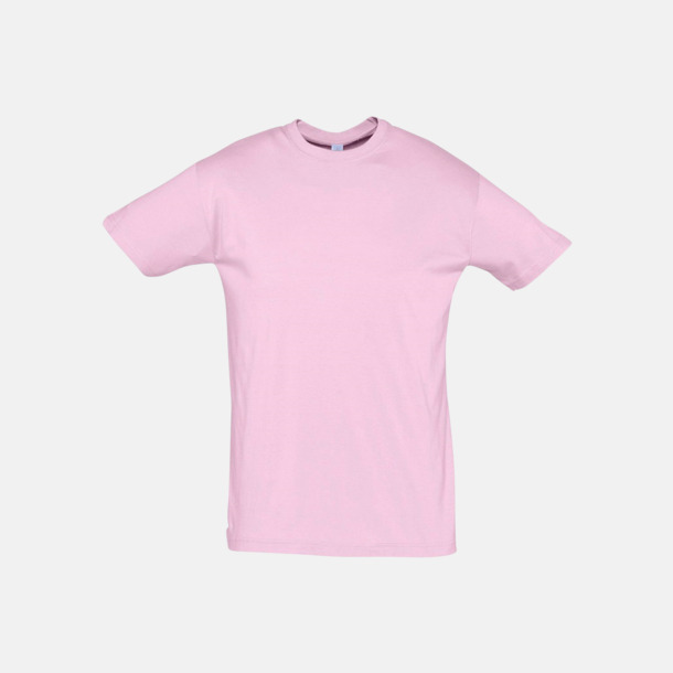 Medium Pink Billiga unisex t-shirts i många färger med reklamtryck