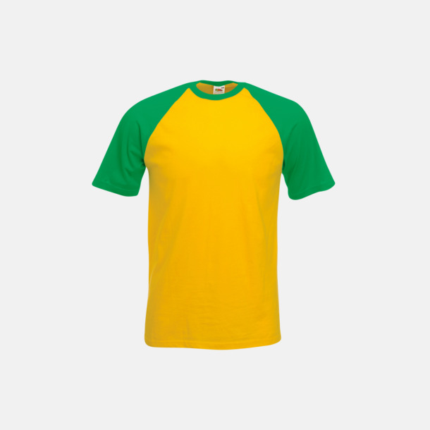 Sunflower/Kelly Green T-shirtar med reklamtryck