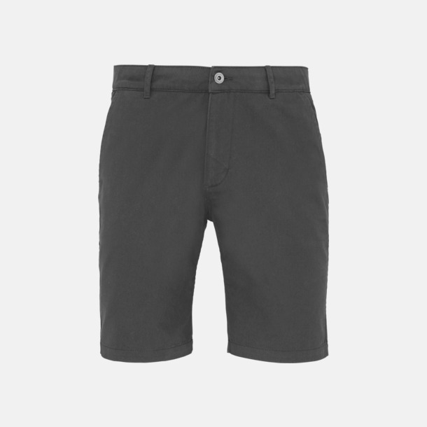 Slate (herr) Herr- & damchino shorts med reklamtryck