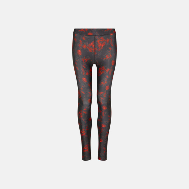 Red Haze Sportleggings med mönster - med reklamlogo