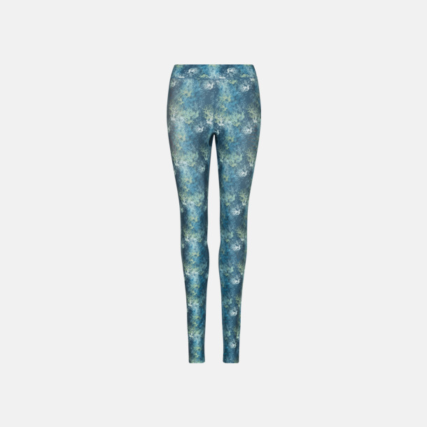 Tropical Reef Sportleggings med mönster - med reklamlogo