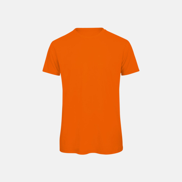 Orange (herr) Neutrala eko t-shirts med reklamtryck