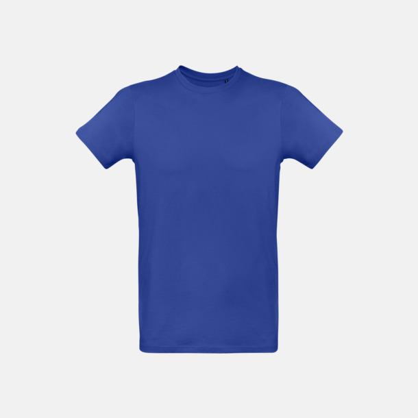 Cobalt Blue (herr) Neutrala eko t-shirts i lite tjockare kvalitet med reklamtryck