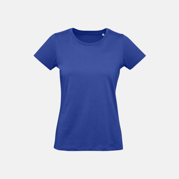 Cobalt Blue (dam) Neutrala eko t-shirts i lite tjockare kvalitet med reklamtryck