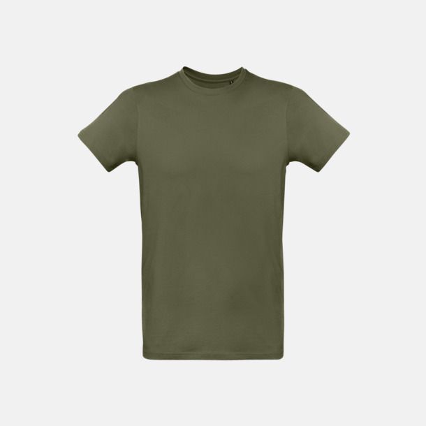 Urban Khaki (herr) Neutrala eko t-shirts i lite tjockare kvalitet med reklamtryck