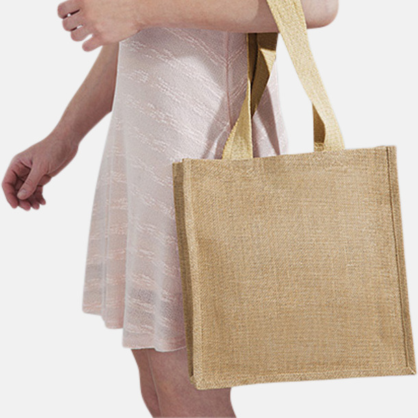  Kompakt shoppingbag i jute